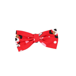 Red "I Woof You" Bow Tie